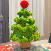 手工diy织材料包钩针圣诞树毛线自制创意女朋友圣诞节