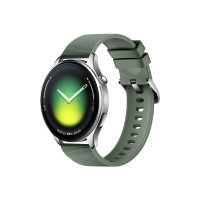 小米 Watch 5 蓝牙版 智能手表 47mm 卡其绿氟橡胶表带