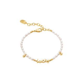 安铂洛利 淡水珍珠手链女士小众高级手串手饰圣诞节元旦