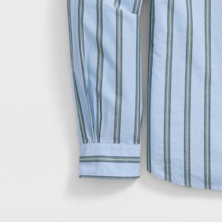 布克兄弟 Brooks Brothers 男士纯棉清爽条纹休闲纽扣领衬衫