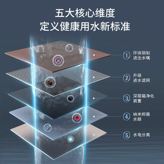  PHILIPS/飞利浦 不限水量 即热式电热水器  白色系 5500W 0L