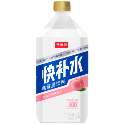 今麦郎 快补水 电解质水蜜桃味 1L*8瓶