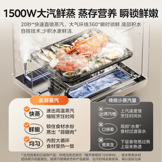 美的 TJ820X-SI0C00 微蒸烤一体机 23L 不锈钢内胆