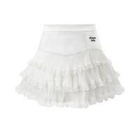 I.T CHOCOOLATE蕾丝花边蛋糕裙春秋法式高级a字短裙甜美风