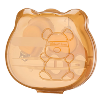 移动端、京东百亿补贴：倦透 婴儿指甲剪套装新生儿宝宝指甲刀婴幼儿防夹肉儿童剪刀 战斗小熊橙色（4件套）