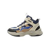 李宁 LI-NING童鞋儿童棉鞋运动鞋男大童加绒防泼水减震回弹休闲鞋33YKCU224-5