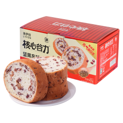 来伊份 奇亚籽坚果车轮面包425g早餐大列巴面包吐司欧包代餐休闲