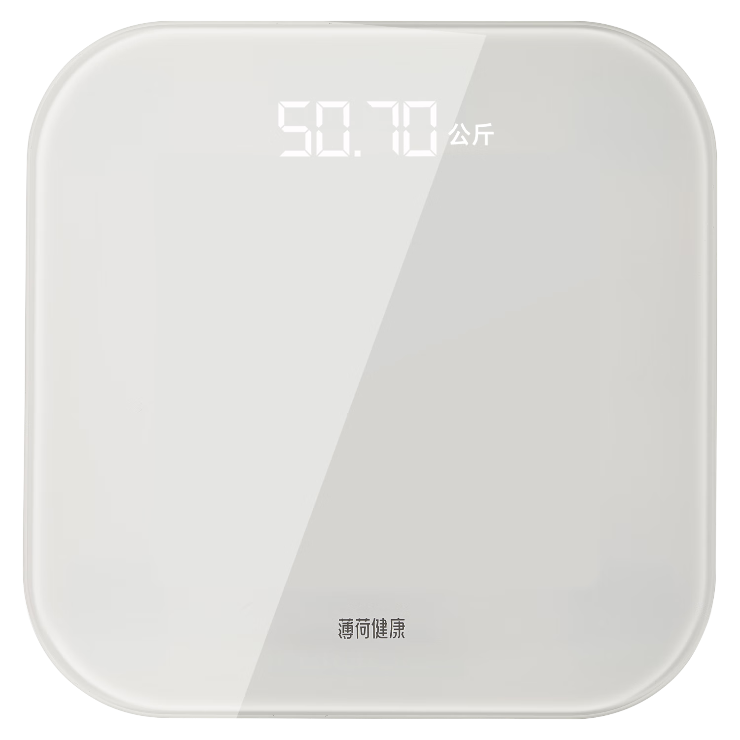  BOOHEE/薄荷 智能测算体脂 电子秤  白色