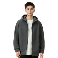 361° 【摇粒绒】秋冬男士连帽开衫外套运动休闲时尚百搭防风保暖夹克