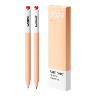 KACO xPANTONE联名潘通0.5mm中性笔签字笔速干圆珠笔黑色水笔碳素笔学生刷题笔（2024）2 支装