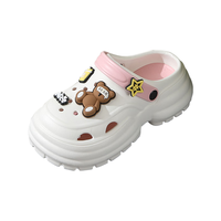 卡帝乐鳄鱼洞洞鞋女士夏季凉鞋休闲两用沙滩鞋凉鞋子女 1557 白色 39-40