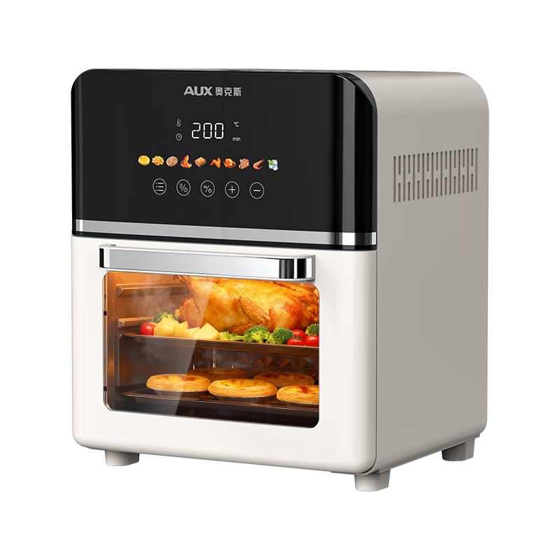  AUX/奥克斯 可视窗口 烤箱一体机  不锈钢 20L