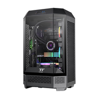  Thermaltake/曜越 海景房设计 电脑机箱 Matx主板 420水冷 4090显卡  黑