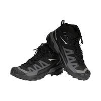 萨洛蒙（Salomon）男款 X ULTRA 360 GTX系列 防水低帮中帮登山多地形徒步鞋 M X Ultra 360 MID GTX-黑色 41 UK7.5 (41 1/3)