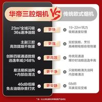 华帝·启世S1欧式顶吸油烟机抽油烟机23风量挥手智控自动洗i11178