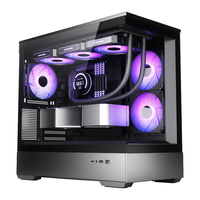 aigo 爱国者 AIYOUNGO系列 星璨 岚 M-ATX机箱 半侧透 黑色