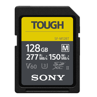 索尼（SONY)内存卡sd卡 a7r2 A7m3  A7C A7M4A9M2微单相机三防存储卡 索尼三防卡128G 277MB/S SD卡适用于 索尼A6300 A6000 A6500 A6400
