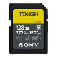 索尼（SONY)内存卡sd卡 a7r2 A7m3  A7C A7M4A9M2微单相机三防存储卡 索尼三防卡128G 277MB/S SD卡适用于 索尼AX45 ax60AX700 AX100E  