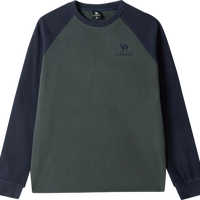 骆驼 户外抓绒衣男打底衫防风加绒保暖上衣抓绒男款圆领抓绒衣外套套头