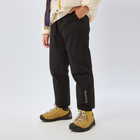 波司登【165可选】25年羽绒裤男女儿童5A抗菌宽松防泼水保暖长裤 黑色8056 130 /56