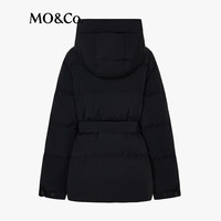 MO&Co.【秦岚同款active系列】羽绒服2025冬95绒防水防风MBE4EIN057 黑色 L /170