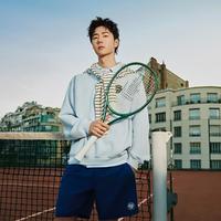 LACOSTE 法国鳄鱼情侣款条纹针织衫毛衣时尚圆领长袖毛衣