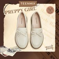 限尺码：天美意 秋季休闲简约舒适通勤鞋乐福鞋女鞋单鞋