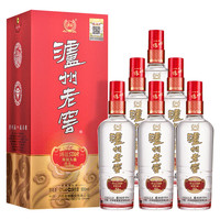 泸州老窖 鸿运star精制头曲A6 38%vol/42%vol/52%vol 浓香型白酒 500ml*6瓶