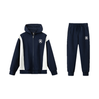 converse 【卫衣+长裤】匡威儿童套装男连帽外套裤子两件套中大童小童