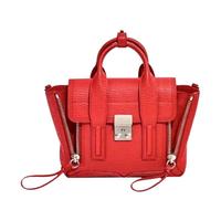 3.1 Phillip Lim PASHLI MINI SATCHEL系列 女士牛皮手提单肩包 AC00-0226SKC 红色