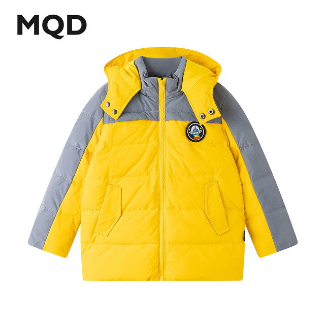 马骑顿 冬季加绒加厚马骑顿短款羽绒 姜黄 100