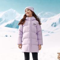 亚瑟士 童装25年冬季儿童中长款羽绒服蓬松有型加厚保暖防水