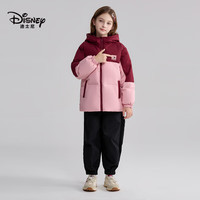 Disney/迪士尼 加厚 儿童羽绒服 110 充绒量约67g 粉色 90白鸭绒