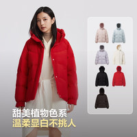 波司登 新年骐骥红短款百搭羽绒服外套B250245202