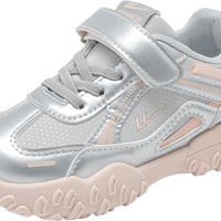 回力 童鞋女童跑步鞋春秋儿童运动鞋中大童魔术贴男童老爹鞋