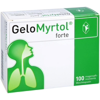 Gelomyrtol 德国Gelomyrtol吉诺通桃金娘油肠溶胶囊祛痰止咳化痰成人儿童鼻窦炎支气管炎咳嗽 300mg 100粒