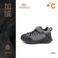 英氏 童鞋儿童运动鞋2025冬季保暖男童棉鞋户外女童宝宝加绒鞋子