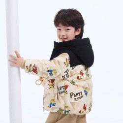 波司登 疯狂动物城联名 儿童抗菌连帽羽绒服 T250246301KI