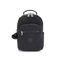 Kipling天猫惊喜盒|25秋冬轻便大容量通勤双肩包首尔包|SEOUL S-黑皮诺色