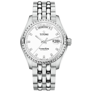 TITONI 梅花 宇宙系列 40毫米自动上链腕表 797 S-307