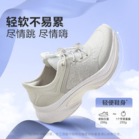 足力健 老人鞋健步鞋休闲鞋爸妈鞋款合集 蕾丝白-女跳舞鞋2411802D 39