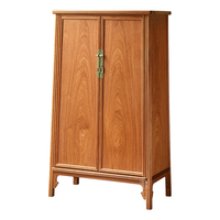 苏素 红木家具缅甸花梨（学名：大果紫檀）圆角柜明式瓜棱面条柜王世襄款A字储物柜 收藏级全独板瓜棱圆角柜/个 成对级收藏面板侧板后背板