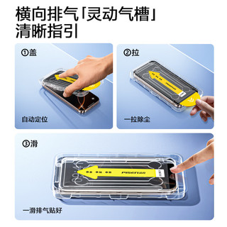  PISEN/品胜 28°防窥 iPhone16ProMax防窥钢化膜  防窥膜