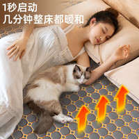 Huadn环鼎双人电热毯水电褥子双温双控水暖电热毯自动断电分区控温上下 双温双控【1.8X2.0m】高温除螨