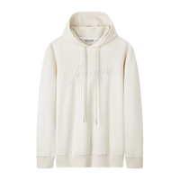 九牧王男装卫衣男【商场同款】秋冬季连帽宽松弹力立体绣花logo上衣男