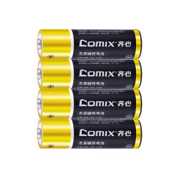 齐心 C-504 安全碱性电池 5号款 4粒装
