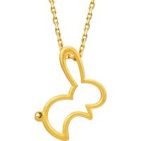 Chow Sang Sang 周生生 92620P 小兔子足金吊坠