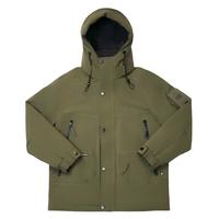 CAT 派克连帽羽绒服 军绿色