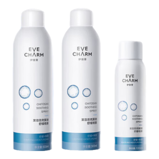 EVE CHARM 伊肤泉 壳聚糖舒缓喷雾300ml*2+100ml舒缓补水保湿 晒后修护