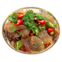 亿海湾 海蜇头即食凉拌海蜇丝带调料包凉菜拌菜下酒菜海蜇皮网红款礼盒 海蜇头200g*6（黄袋）